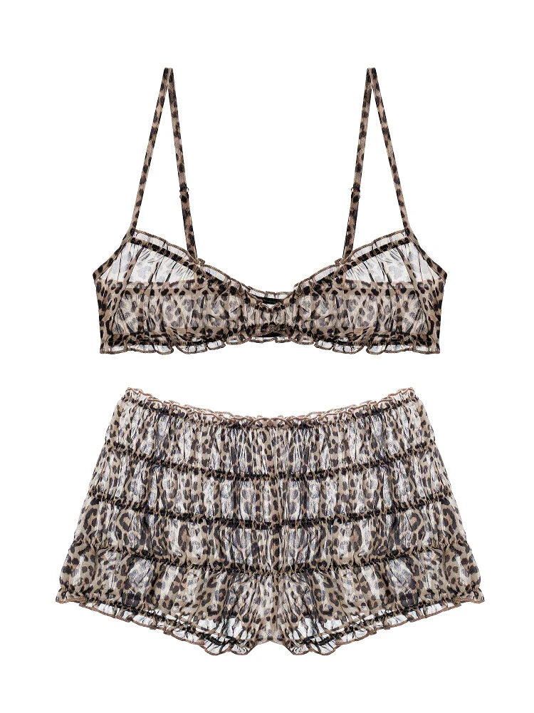 Street Leopard Print Camisole Underwear