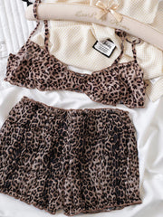 Street Leopard Print Camisole Underwear