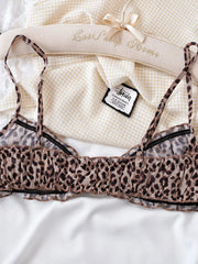 Street Leopard Print Camisole Underwear