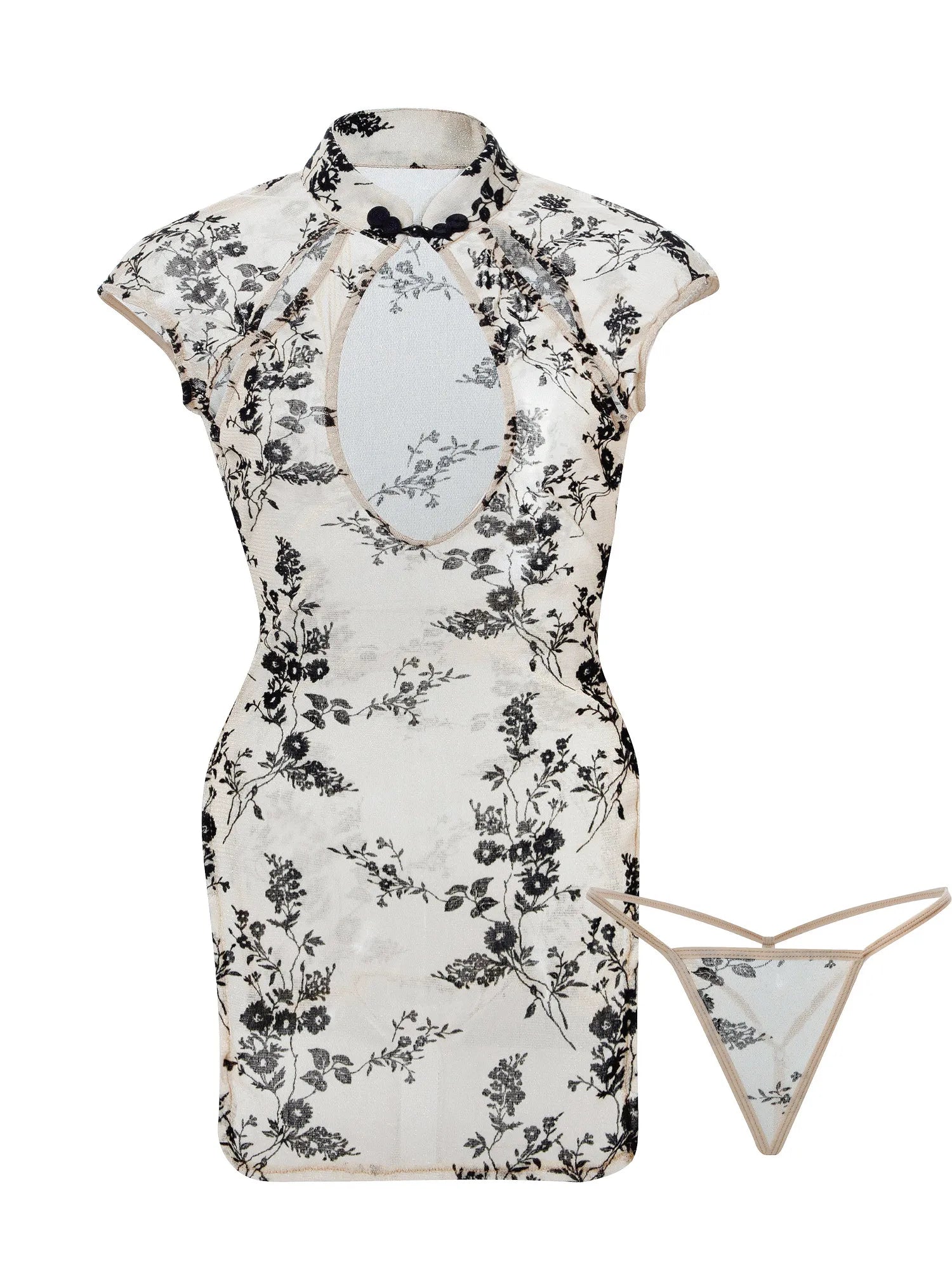 Retro Cheongsam NightDress