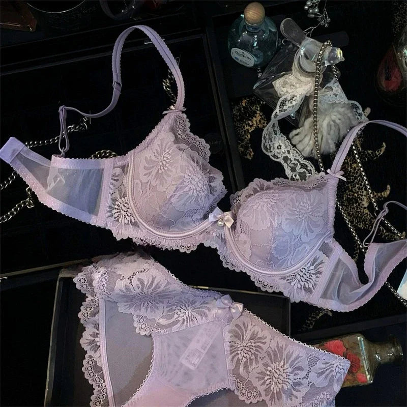 Thin Cup Violet Women Underwear
