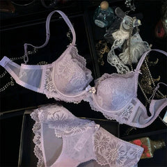 Thin Cup Violet Women Underwear