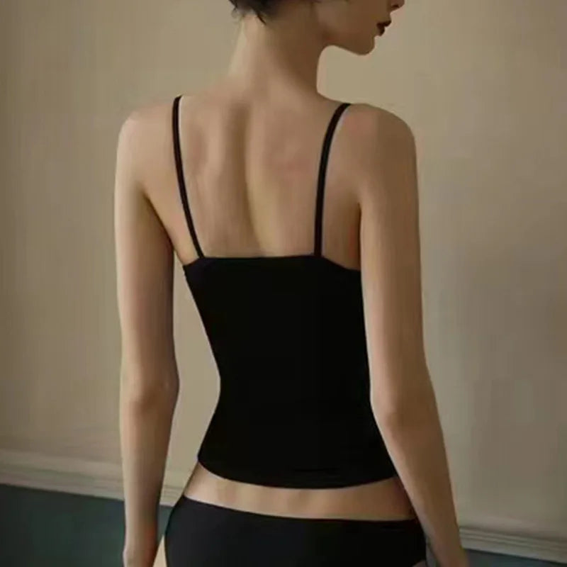 thin black suspenders high elasticity seamless hollowing breathable can be worn outside the bottom thin undershirt inside