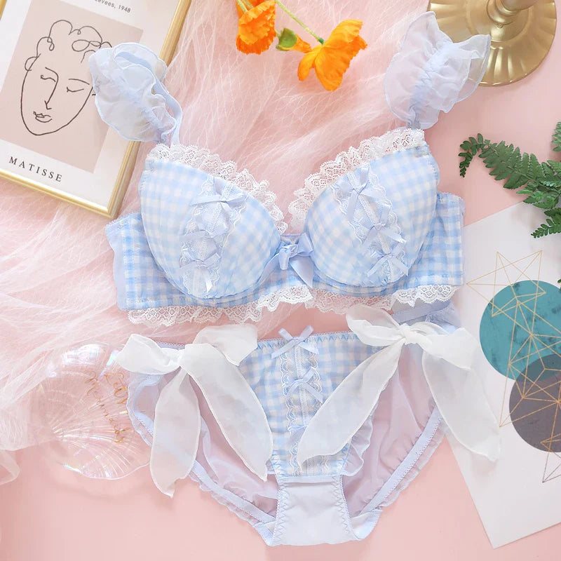 Sweet and sexy lingerie briefs Set