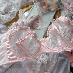 Teenage bow gray pink Underwear