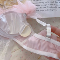 Thin pink lingerie female fairy sweet cute lace sexy Underwear