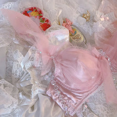Thin pink lingerie female fairy sweet cute lace sexy Underwear