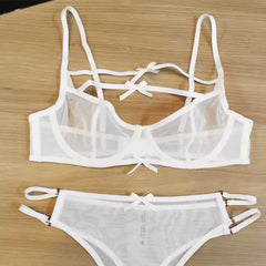 Ultra-thin Half Cup Bra Underwear