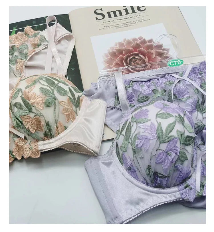 Vintage embroidery lace Underwear