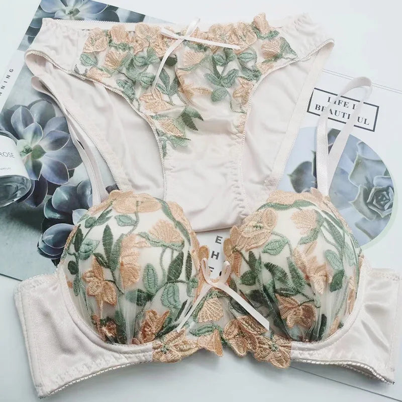 Vintage embroidery lace Underwear