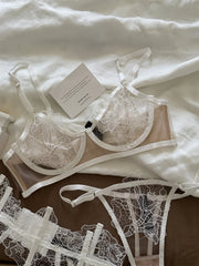 Water-Soluble Floral Lace Underwear