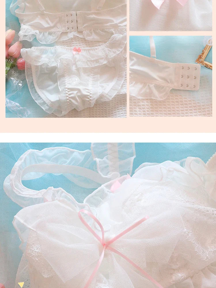 White bralette girl Underwear