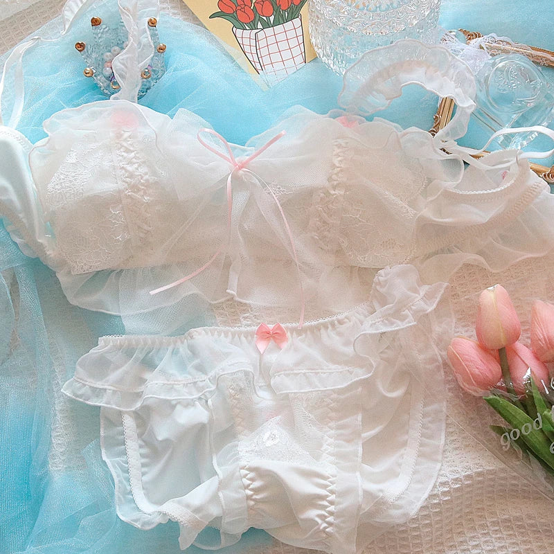 White bralette girl Underwear