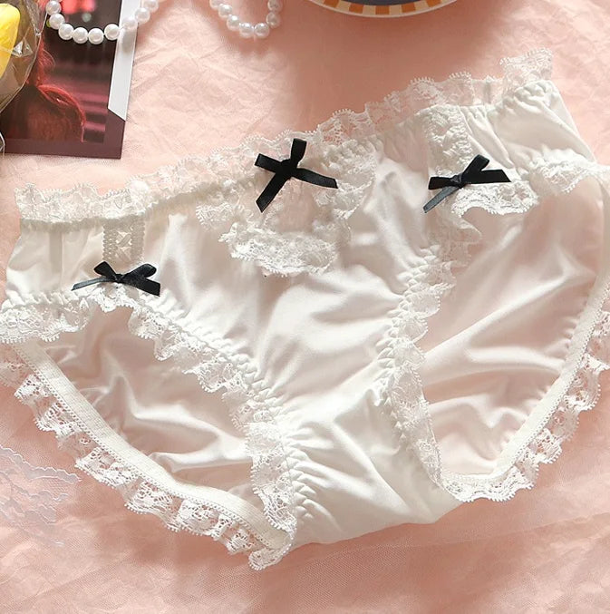 White cute wind lolita maid lace Underwear