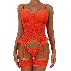 V Neck Lace Mesh See Through Tank Slim Fit Mini Vest
