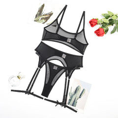 Women Transparent Bra Set