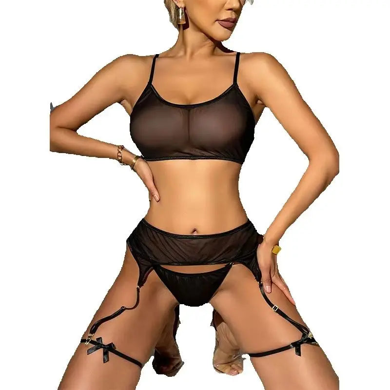 Women Transparent Bra Set