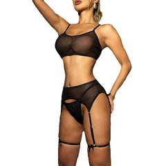 Women Transparent Bra Set