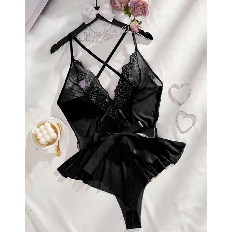 Women's Hollow See Through Bodysuits