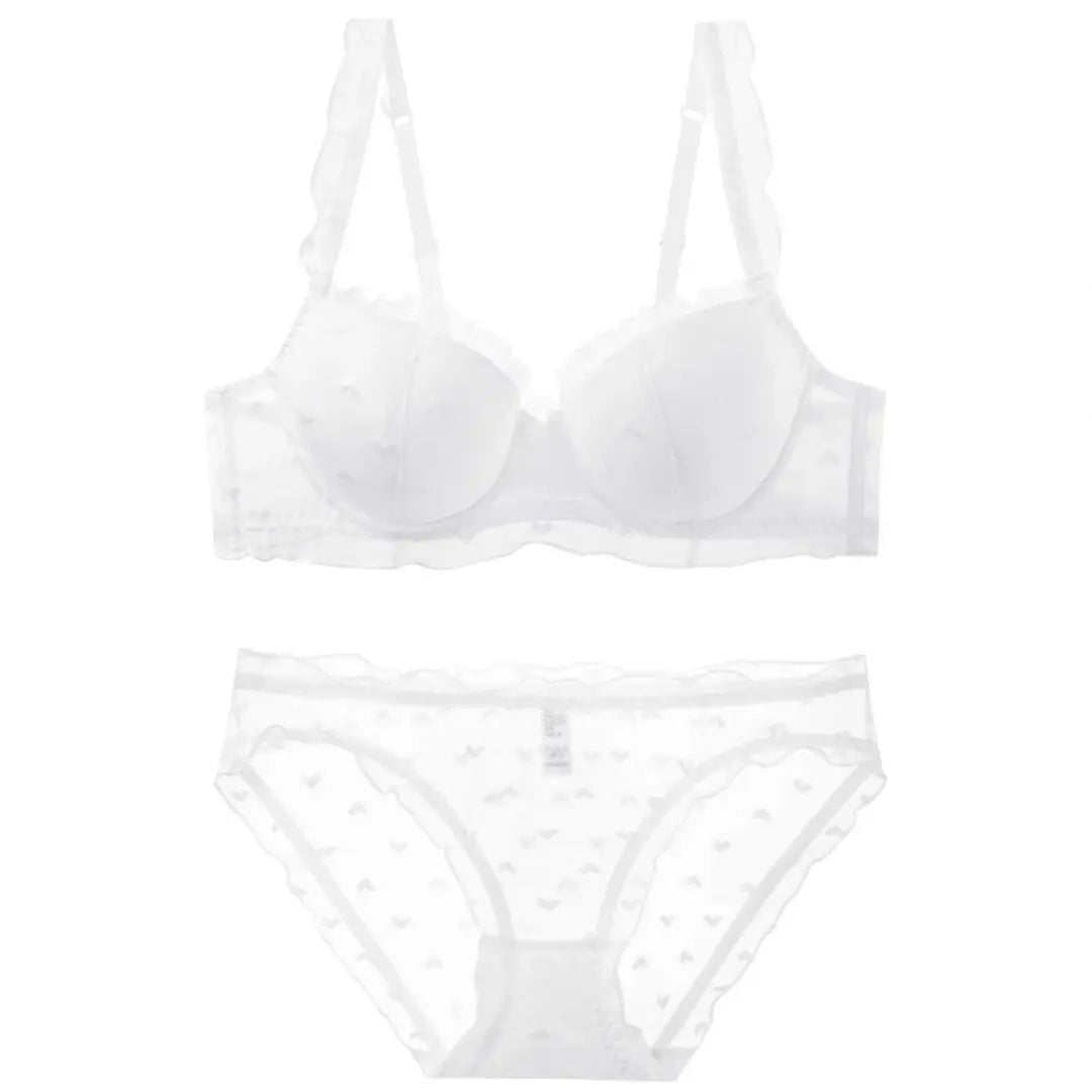 Women's Lace Soft Underwire Lingerie Set