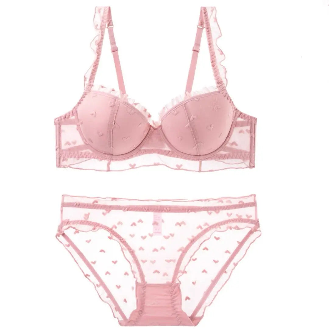 Women's Lace Soft Underwire Lingerie Set