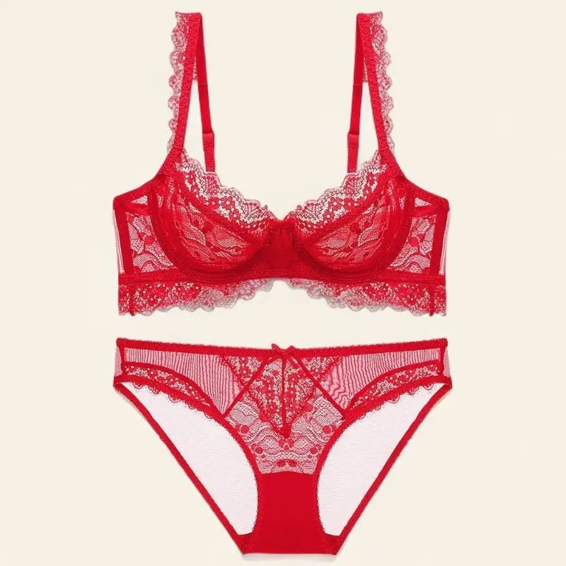 Women's Sexy Lace Bra Set