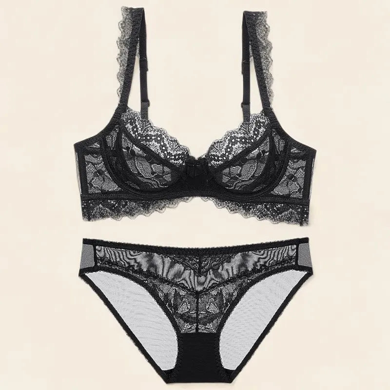 Women's Sexy Lace Bra Set