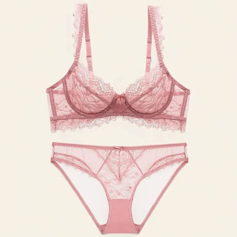 Women's Sexy Lace Bra Set