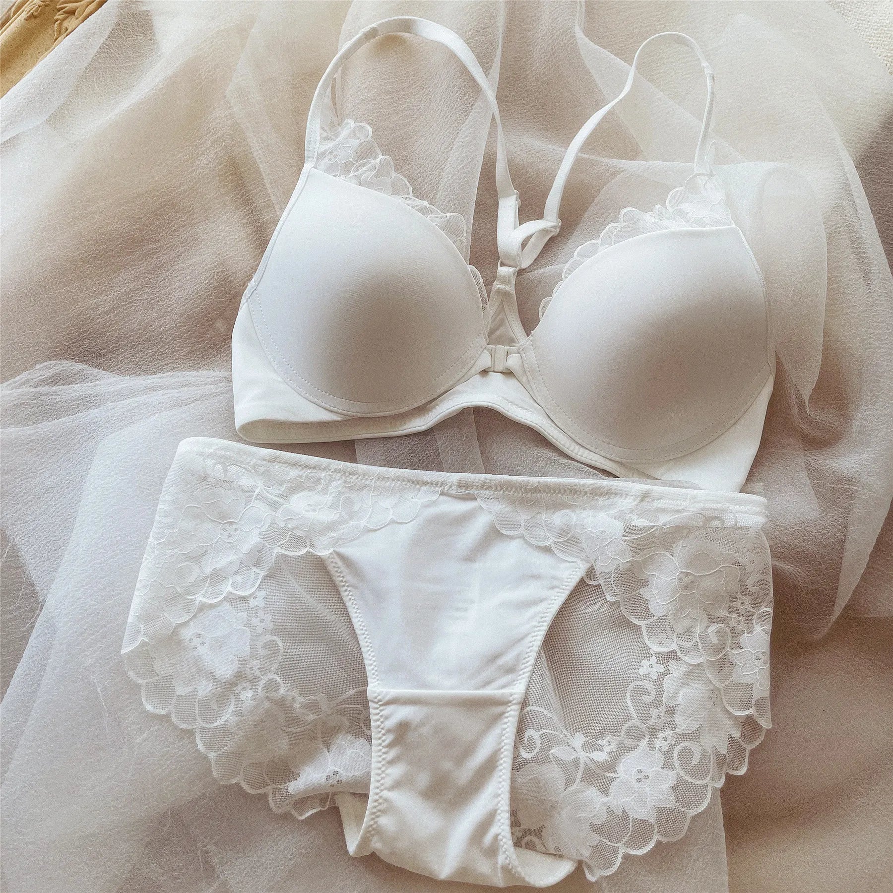 Women's Sexy Lace Bra Set