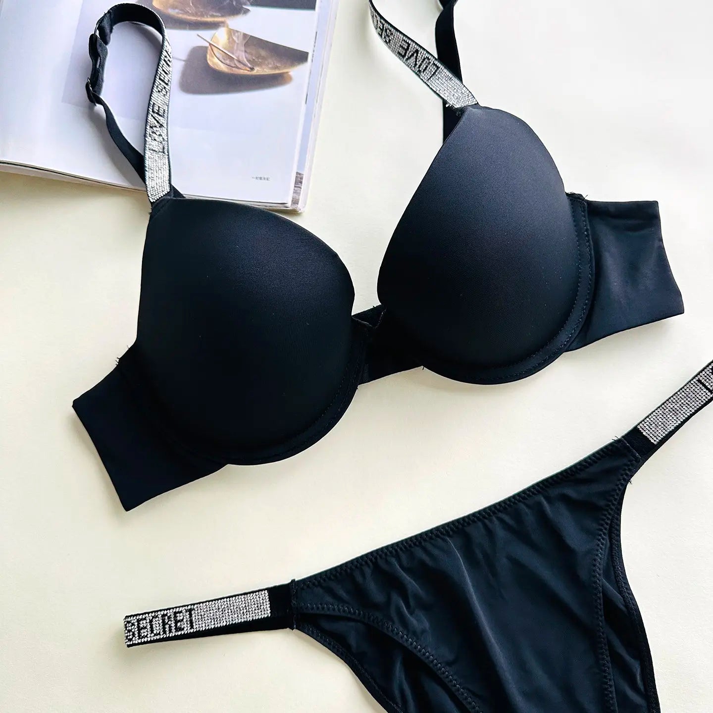 Women's Smooth Seamless Push-Up Bra Set