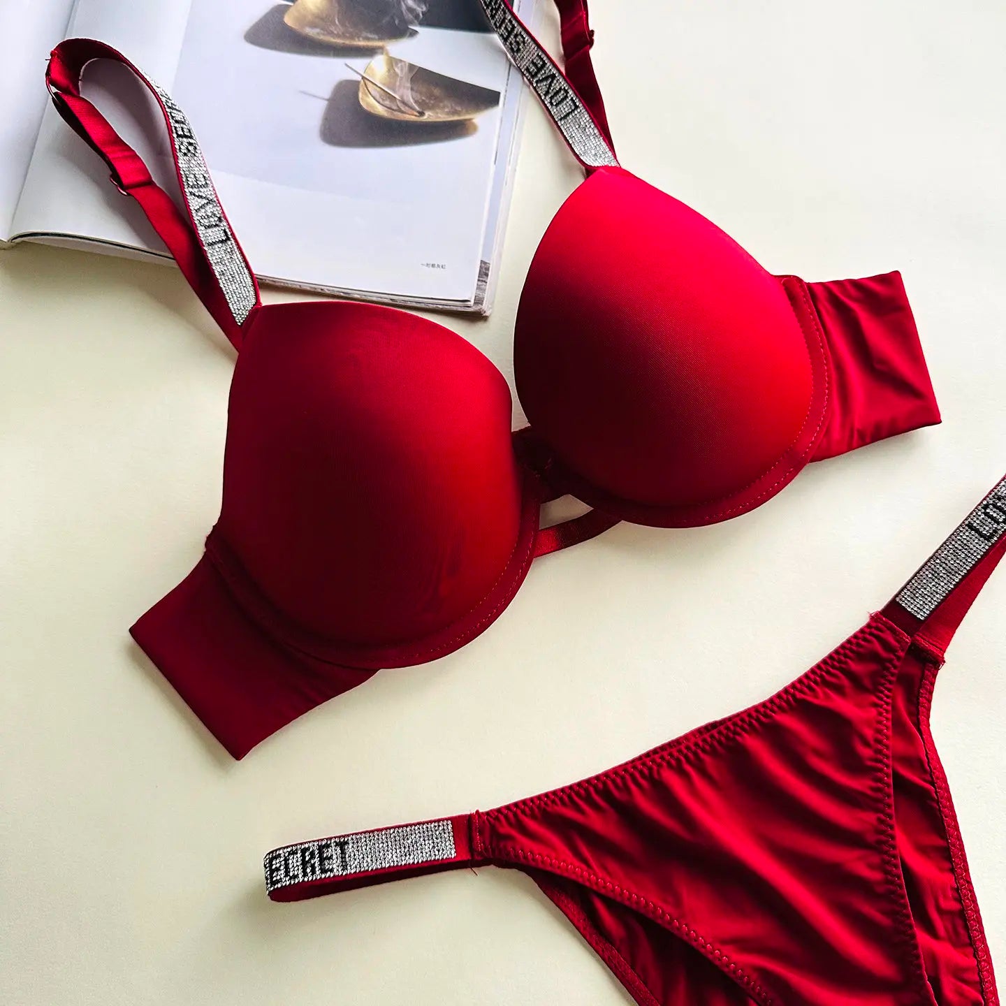 Women's Smooth Seamless Push-Up Bra Set