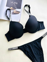 Women's Smooth Seamless Push-Up Bra Set