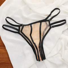 Wriufred Sexy lace ultra-thin perspective temptation bra Set