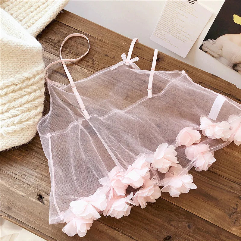Wriufred sexy petal bud bra Set